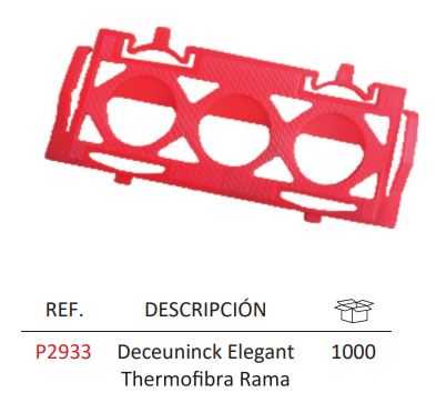 CUÑA BASE ACRISTALAR - DECEUNINCK ELEGANT THERMOFIBRA RAMA - P2933