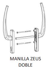 Manilla Zeus Doble para PVC