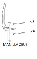 Manilla Zeus para PVC